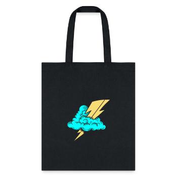 Lightning Bolt - Tote Bag - black - Front