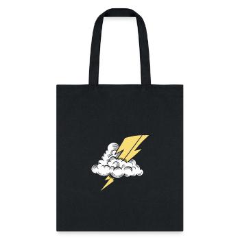 Lightning Bolt - Tote Bag - black - Front