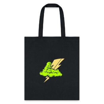 Lightning Bolt - Tote Bag - black - Front