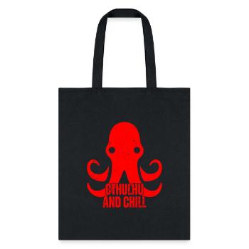 Cthulhu And Chill - Tote Bag - black - Front
