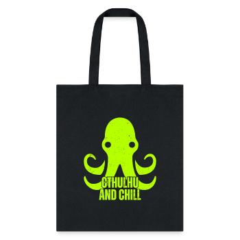 Cthulhu And Chill - Tote Bag - black - Front