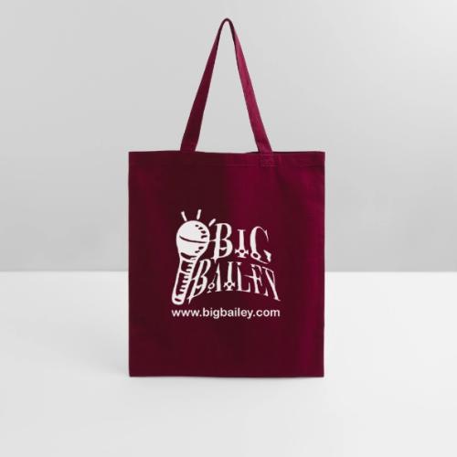 BIG Bailey LOGO and Website White Artwork - Tote Bag