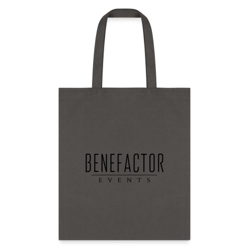 Benefactor Events Black Logo - Tote Bag