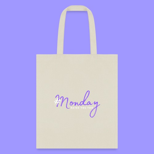 #Monday dark - Tote Bag