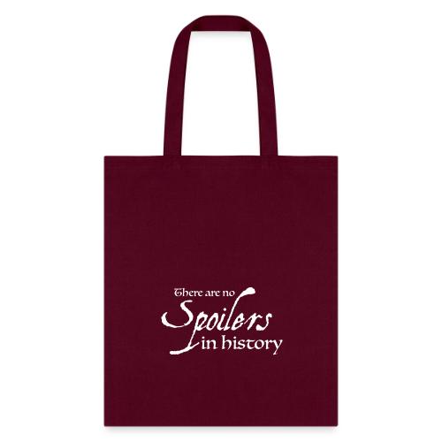 no spoilers new dark png - Tote Bag