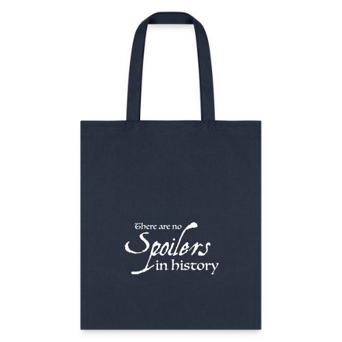 no spoilers new dark png - Tote Bag