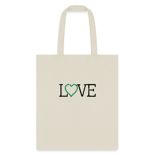 LOVE irish shamrocks - Tote Bag
