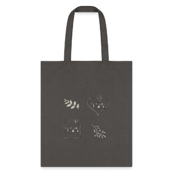 Special Occasion Monogram Gifts - Tote Bag - charcoal - Front