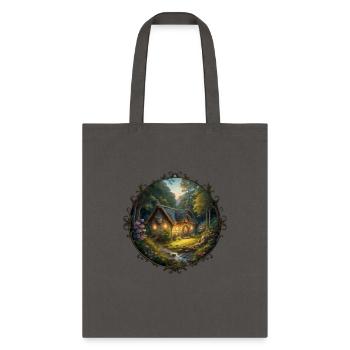 Cottage Core Inspiration and Planning Spreadsheet - Tote Bag - charcoal - Front