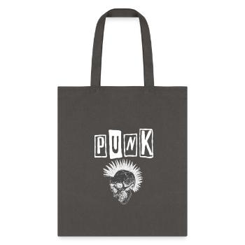 Classic Punk T-Shirt - Tote Bag - charcoal - Front