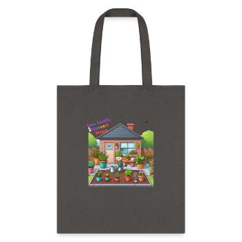 Sow Seeds, Harvest Hope - Tote Bag - charcoal - Front