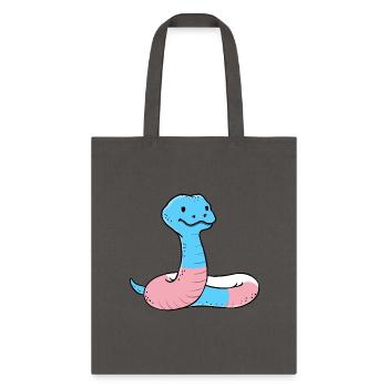 Transgender Snake Trans Pride - Tote Bag - charcoal - Front