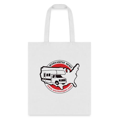 Workamper News Official Logo with Website URL - Tote Bag