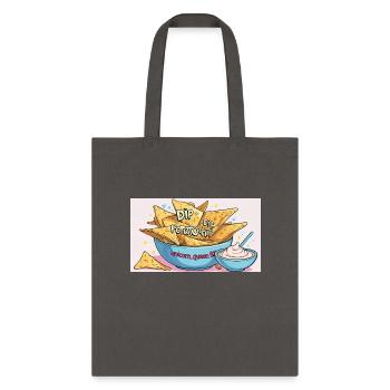 Dip dip potato chip logo Unicorn Queen on twitch - Tote Bag - charcoal - Front