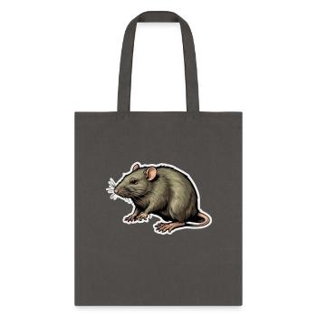 rat - Tote Bag - charcoal - Front