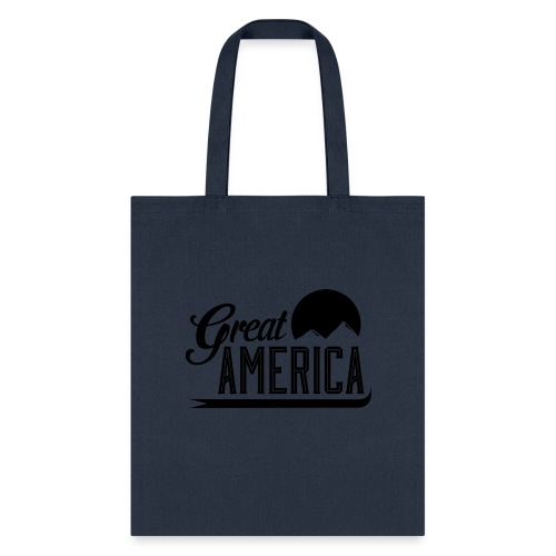 Great America Logo Black 01 - Tote Bag