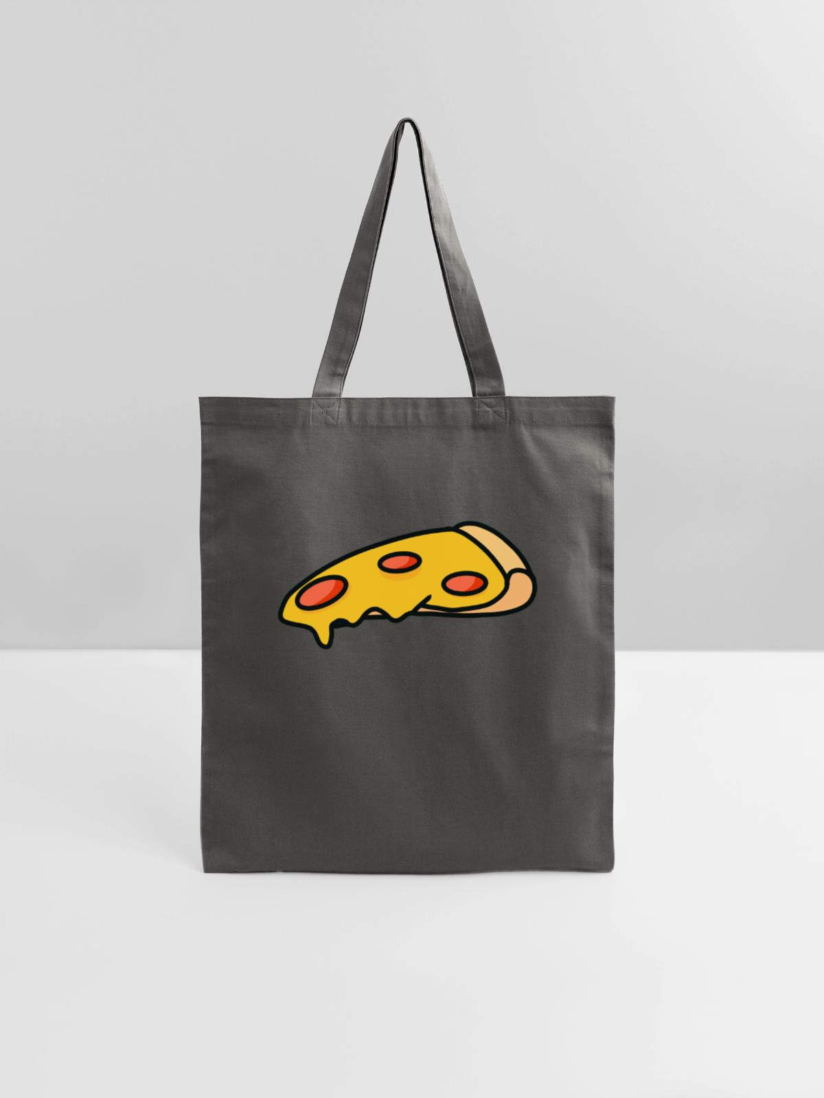 Pizza slice - Tote Bag - charcoal - Front