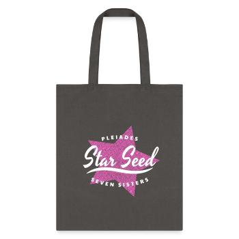 Pleiades Star Seed - Tote Bag - charcoal - Front