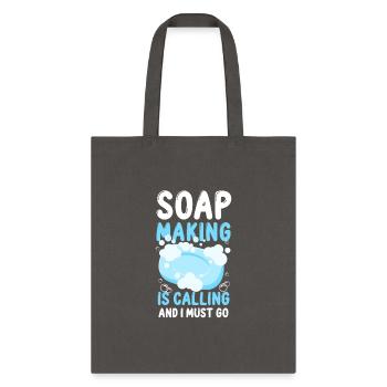 Soap Making Crafting Soap Making - Tote Bag - charcoal - Front