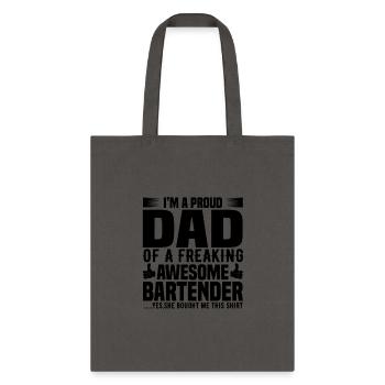 Freaking Dad - Tote Bag - charcoal - Front