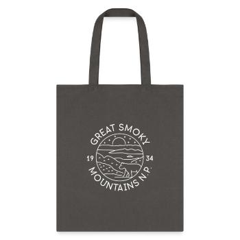 Great Smokey Mountains National Park 1934 - Tote Bag - charcoal - Front