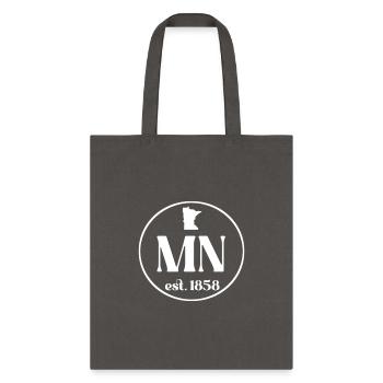 Minnesota Mn - Home Hometown Vacation Travel Trip - Tote Bag - charcoal - Front