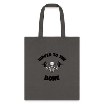 Ripped to the Bone - Tote Bag - charcoal - Front