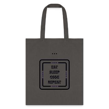 LIVE LIFE - Tote Bag - charcoal - Front