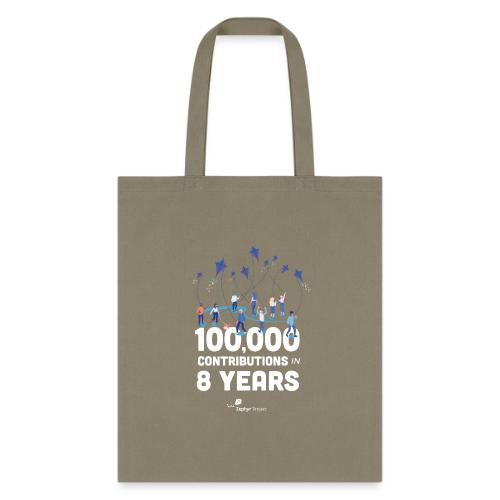 Zephyr 100,000 Contributions - Tote Bag