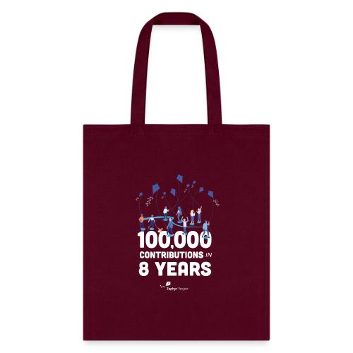 Zephyr 100,000 Contributions - Tote Bag