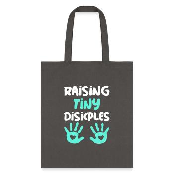 RAISING TINY DISCIPLES - Tote Bag - charcoal - Front
