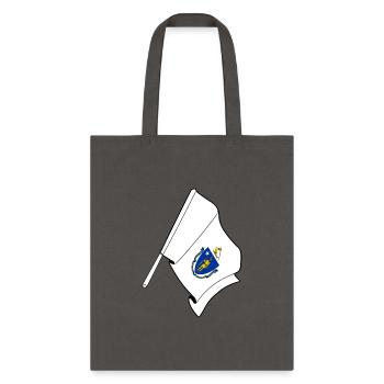 Flag of Massachusetts - Tote Bag - charcoal - Front
