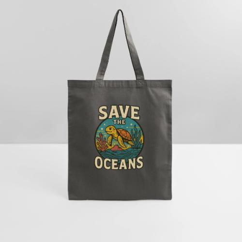 Save the Oceans Sea Turtle Conservation Art - Tote Bag