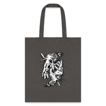 the raw power of symbolism - Tote Bag - charcoal - Front