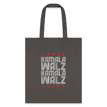 Kamala Walz - Tote Bag - charcoal - Front