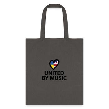 UNITED BY MUSIC - Tote Bag - charcoal - Front