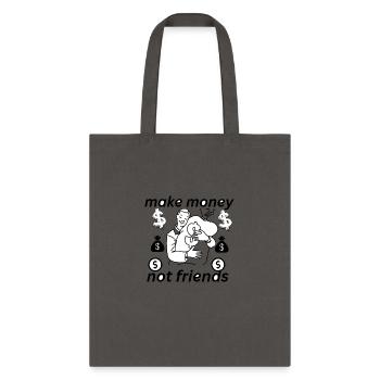 make money - Tote Bag - charcoal - Front