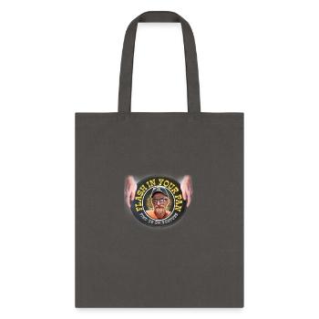 New Logo with Flash - Tote Bag - charcoal - Front