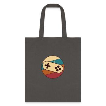 Retro Controller - Tote Bag - charcoal - Front