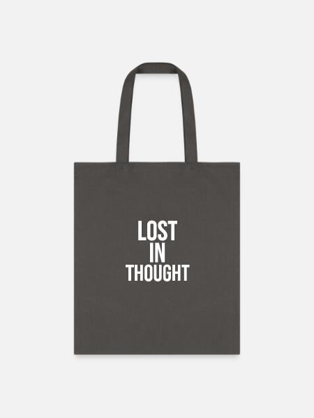 Lost in Thought - Tote Bag - charcoal