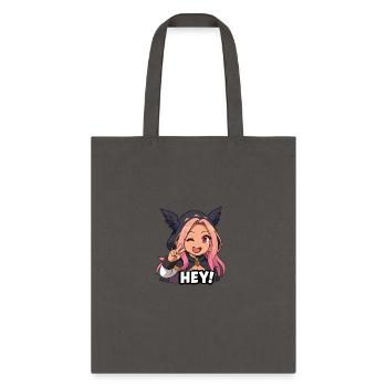Trickywi AKA Tricky Mario Party Style Design Hey! - Tote Bag - charcoal - Front