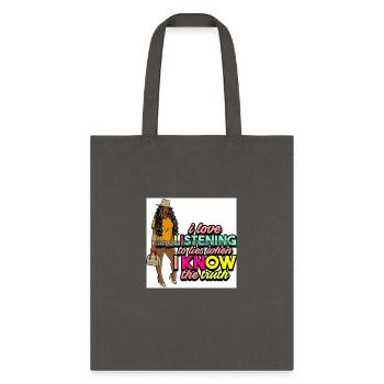 I'm not interested - Tote Bag - charcoal - Front