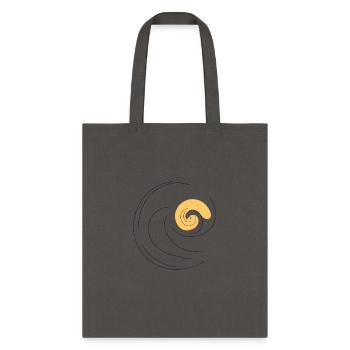 abstract - Tote Bag - charcoal - Front