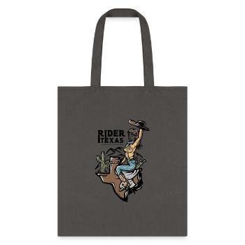 WILD WEST COW GIRL - Tote Bag - charcoal - Front