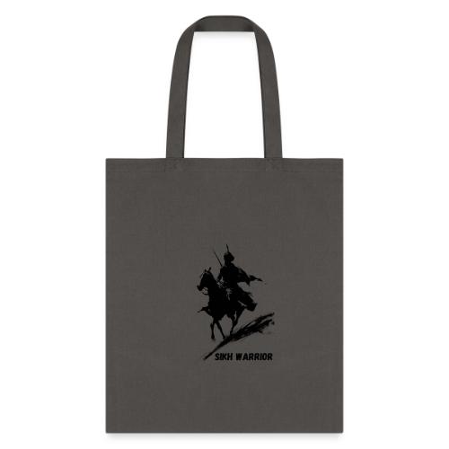Sikh Warrior, Shadow Traditional Warrior - Tote Bag