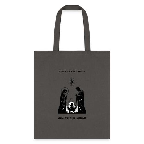 Joy to the World T-Shirt | Minimalist Nativity - Tote Bag
