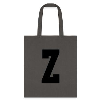 Monogram Superstar Initial Z - Tote Bag - charcoal - Front