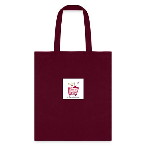 sassnsips com drinksfriendstelevision - Tote Bag