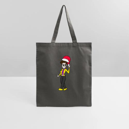Dersy Wearing a Santa Hat - Tote Bag