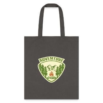 firecamp badge - Tote Bag - charcoal - Front